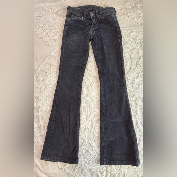 Dark Gray Flared Jeans - Picture 1 of 8